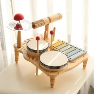 Children's wooden percussion instrument