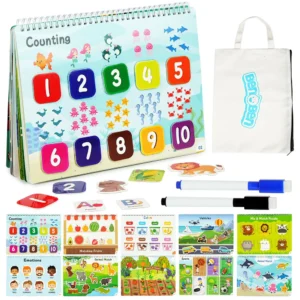 Busy Book, Preschool Learning Activities, Ages 3+