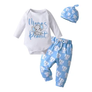Infant Boys Long Sleeve Romper Set