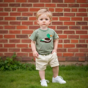 Cute Boy Cotton T-Shirt