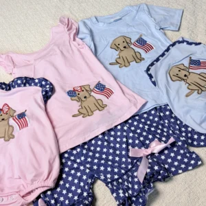 Patriotic Puppy Outfits 4th of July