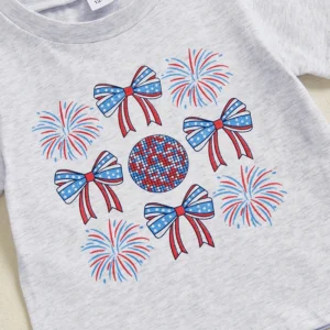 Girls Independence Day Skirt Set
