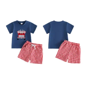 2Pcs Boy Fourth of July Set