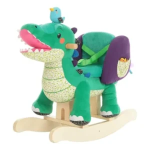 Baby Rocking Green Crocodile